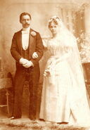 1897 marriage in Boston at the Norwegian Lutheran Church on 22 Dorr Street on 10 October 1897