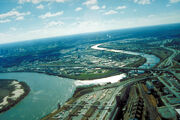 Kansas City Kansas aerial view