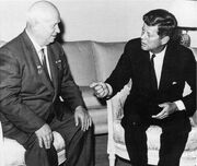 John Kennedy, Nikita Khrushchev 1961