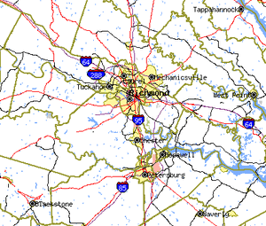 Richmond-Petersburg TIGER MAP