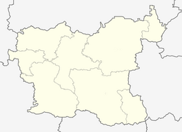 Blank Map Lovech Province