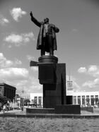 Lenin in front of Finland Station