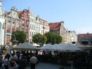 Gdańsk - Townhouses, Długi Targ street