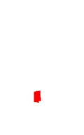 Map of Mississippi highlighting Lawrence County