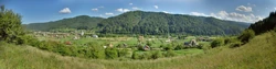 Panoramic view of Lunca Bradului