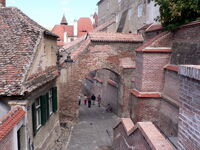 Sibiu, street and walls