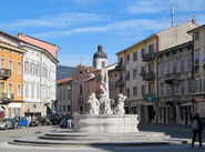The Victory Square (Piazza della Vittoria), is the traditional center of the town