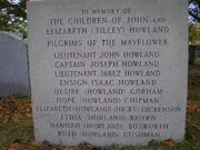Howland Family Memorial at Plymouth MA.
