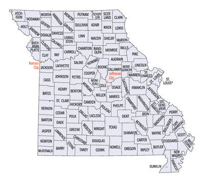 Missouri counties