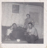 Faith, Dale, Mabel (Miller) and Kenneth Jones, mid 1950's.