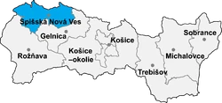 Spišská Nová Ves District in the Kosice Region