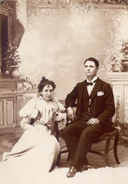Rosa and Rob Gorman wedding day July 15, 1897 