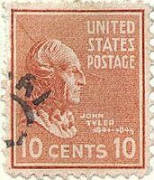 John tyler stamp