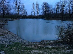 Draglina pond near Biliești