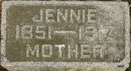 Grave marker, Bentheim Cemetery (Allegan Co, MI)