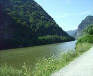 The Olt River at Turnu Roşu