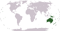 Location of Oceania