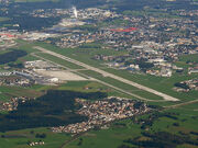 Salzburg Airport from the air