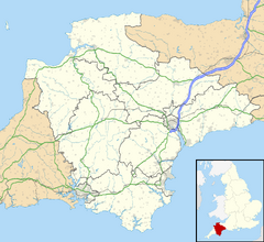 Sidbury is located in Devon