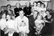 Ensko family gathering circa 1956-1957