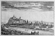 Vischer - Topographia Ducatus Stiria - 110 Graz