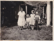 Mabel (Miller), Dale, Helen and Kenneth Jones.