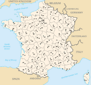 Départements de France English