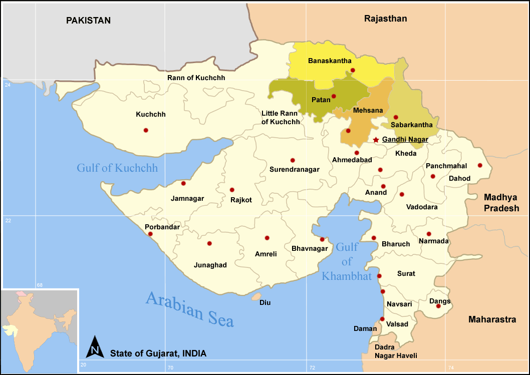 Patan District Villages Map Patan District | Familypedia | Fandom