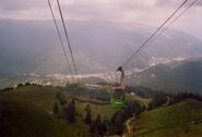 The Sinaia cable car