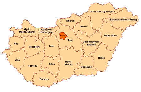 Counties of Hungary 2006