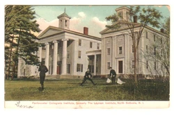 Watchman Institute in North Scituate, burned by the 