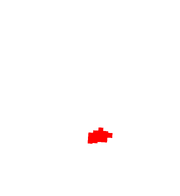 Map of Ohio highlighting Hocking County