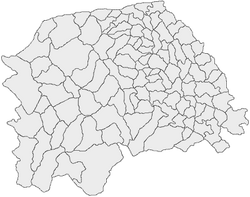 Pădureni, Suceava is located in Suceava County