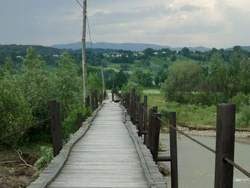 Bridge over the Tazlău River in Pârjol