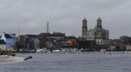 Athlone Ireland and river Shannon