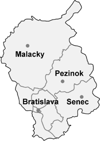 Districts of Bratislava Region