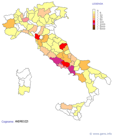 ANDREOZZI (ORIGINE COGNOME)