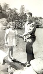 Stanley dunham with daughter ann