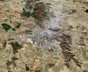 Lviv, Ukraine satellite image, LandSat-5, 2010-11-14