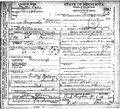 Death Certificate Augusta Olson