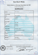 Marriage Certificate