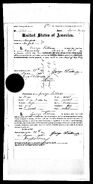 Passport application in 1886