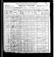 1900 census McDowell VanKeuran