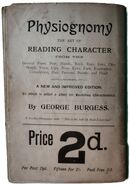 Book by George Burgess on Phrenology, back page