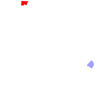 Map of Florida highlighting Holmes County