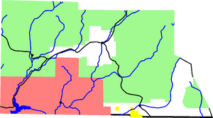 Map of Archuleta County, Colorado