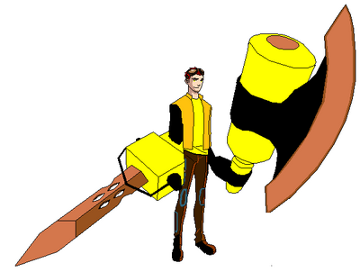 Perry con la Tecno Espada y Tecno Hacha (MD).png