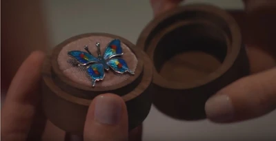 Sasha's butterfly brooch (2021)