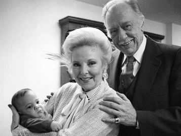 Edward, Lila and grandson A.J. Quartermaine
