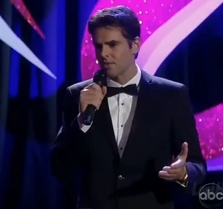 Patrick during his tribute